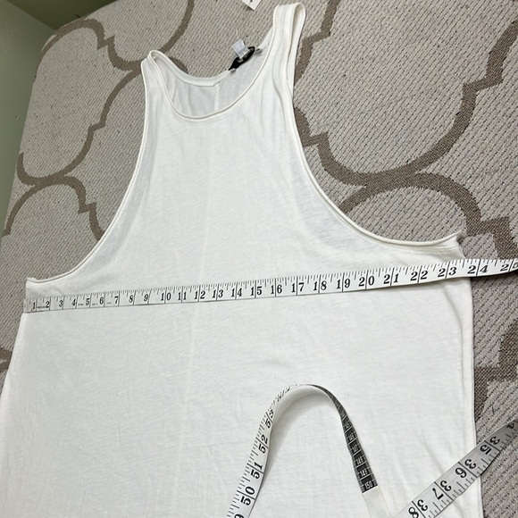 Madewell Ivory Plus Softfade Cotton Cover-Up Tank Dress, size 1X, NF696 - Picture 4 of 16